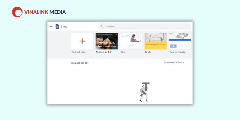 Nền tảng thiết kế website Google Site